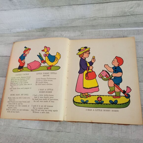 Vintage Mother Goose Rhymes Hardcover Book Illustrated By Margot Austin - Picture 4 of 6